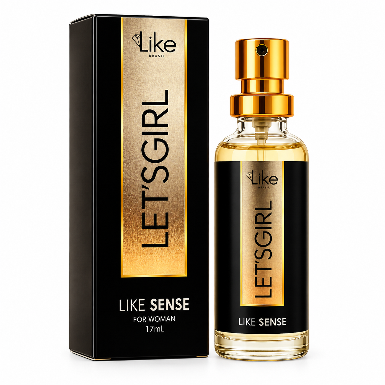 Perfume Let's Girl Like Sense - 17ml